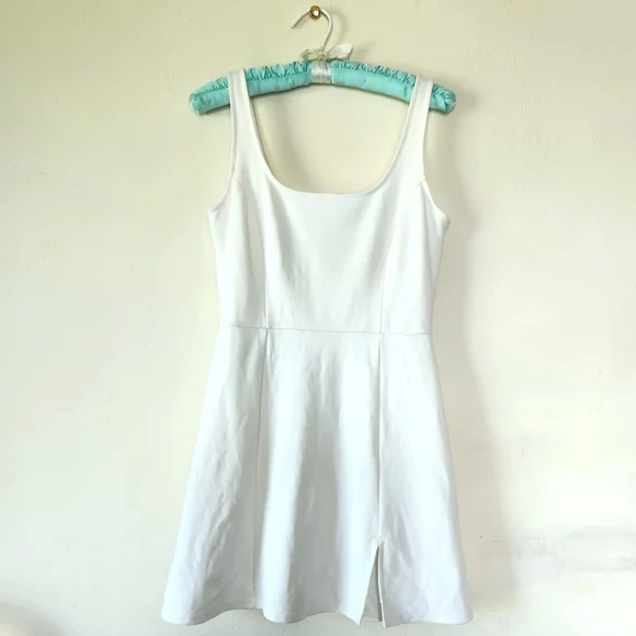 Lulus "Always Admired" White Sleeveless Mini A-line Dress | Size S - Picture 4 of 14